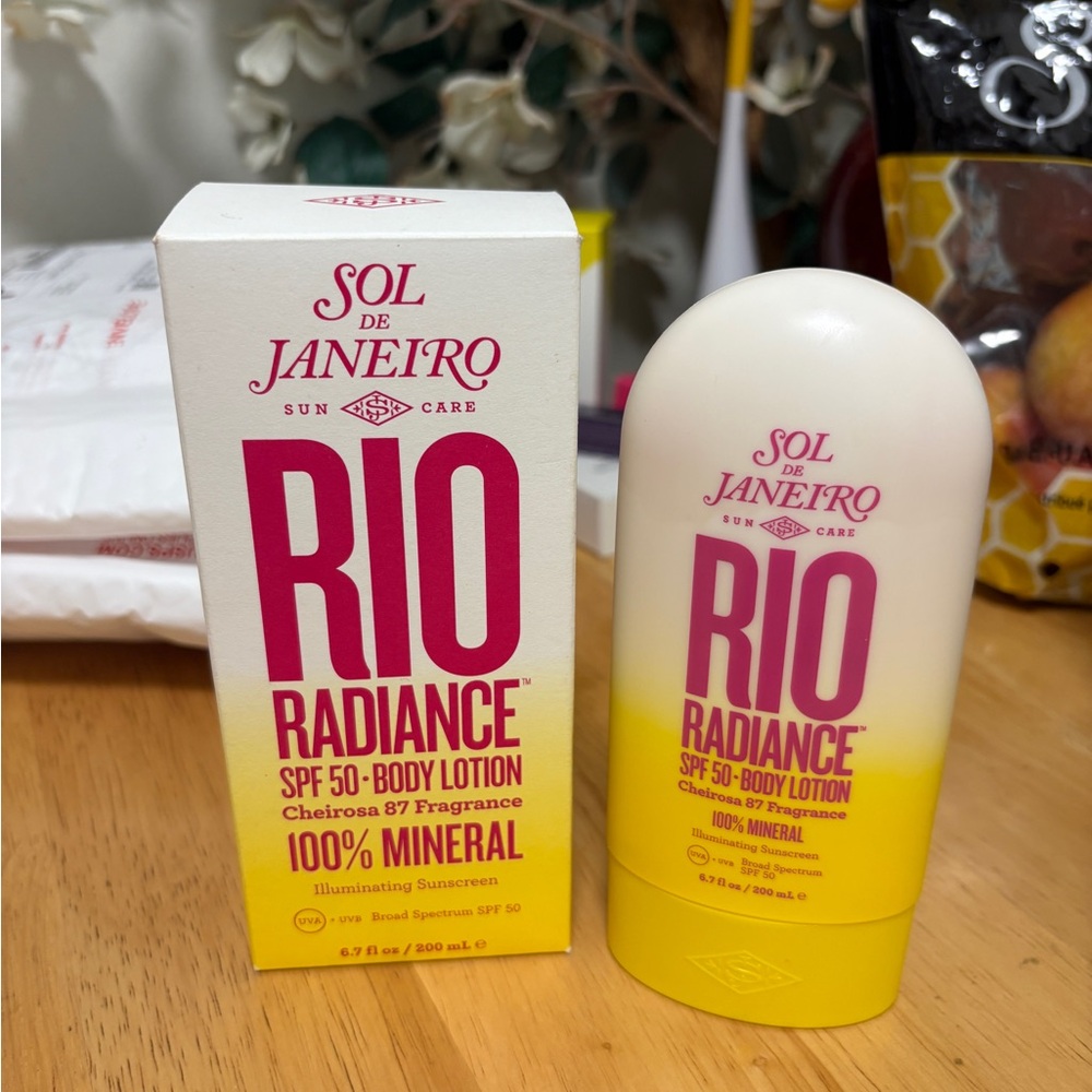Sol De Janeiro RioRadiance SPF 50 Body Lotion~6.7 oz~ BNIB Authentic 100%mineral